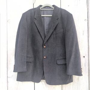 Monsieur Adolfo Chevron Corduroy Blazer Eclectic Professor Men's 44R